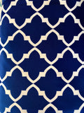 Blue Quatrefoil